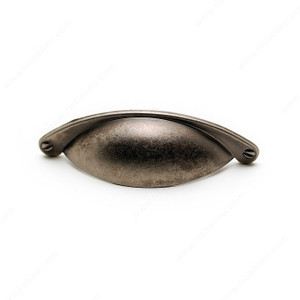 Traditional Metal Pull - 3034, Finish Pewter PRO-PACK 2 Traditional Metal Pull - 3034, Finish Pewter PRO-PACK 2