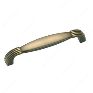 Contemporary Metal Pull - 3070, Finish Burnished Brass PRO-PACK 2 Contemporary Metal Pull - 3070, Finish Burnished Brass PRO-PACK 2