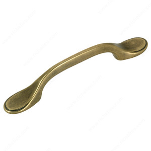 Traditional Metal Pull - 3071, Finish Burnished Brass PRO-PACK 5 Traditional Metal Pull - 3071, Finish Burnished Brass PRO-PACK 5