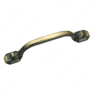 Traditional Metal Pull - 3073, Finish Burnished Brass PRO-PACK 5 Traditional Metal Pull - 3073, Finish Burnished Brass PRO-PACK 5
