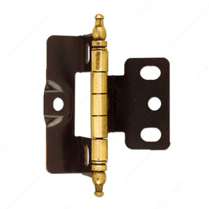 Classic Metal Hinge - 3175, Finish Antique English, Finish Number AE, Screw/Nail Wood Screw (Included) Classic Metal Hinge - 3175, Finish Antique English, Finish Number AE, Screw/Nail Wood Screw (Included)