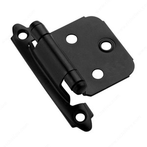 Hinge - 3429, Finish Flat Black PRO-PACK 2