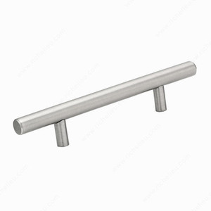 Contemporary Antibacterial Stainless Steel Pull - 348, Antibacterial - Reduces cross- contamination, Center to Center 105 mm, Length - Overall Dimensions 185 mm Contemporary Antibacterial Stainless Steel Pull - 348, Antibacterial - Reduces cross- contamination, Center to Center 105 mm, Length - Overall Dimensions 185 mm