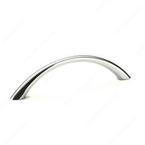 Contemporary Metal Pull - 3511, Center to Center 96 mm, Finish Chrome, Projection - Overall Dimensions 28 mm PRO-PACK 3