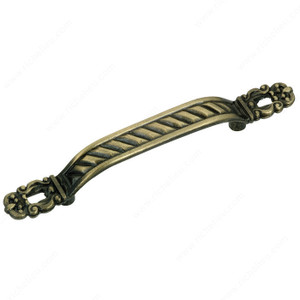Traditional Metal Pull - 3530, Finish Antique English PRO-PACK 3 Traditional Metal Pull - 3530, Finish Antique English PRO-PACK 3
