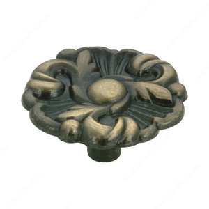 Traditional Metal Knob - 3720,PRO-PACK 10 Traditional Metal Knob - 3720,PRO-PACK 10