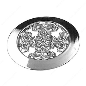 Traditional Metal Knob - 3735, Finish Chrome PRO-PACK 5 Traditional Metal Knob - 3735, Finish Chrome PRO-PACK 5
