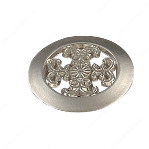 Traditional Metal Knob - 3735, Finish Brushed Nickel PRO-PACK 5 Traditional Metal Knob - 3735, Finish Brushed Nickel PRO-PACK 5