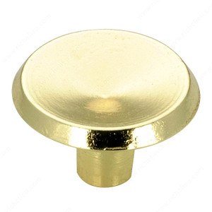 Traditional Metal Knob - 3775, Finish Brass, Diameter - Overall Dimensions 25 mm, Projection - Overall Dimensions 16 mm PRO-PACK 10 Traditional Metal Knob - 3775, Finish Brass, Diameter - Overall Dimensions 25 mm, Projection - Overall Dimensions 16 mm PRO-PACK 10