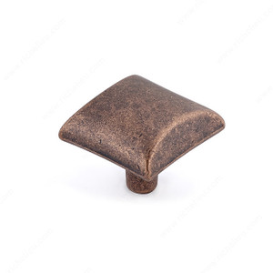 Traditional Metal Knob - 3913, Finish Antique Copper PRO-PACK 3 Traditional Metal Knob - 3913, Finish Antique Copper PRO-PACK 3