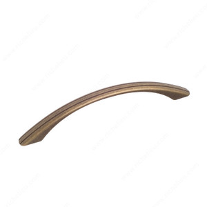 Traditional Metal Pull - 3914, Finish Burnished Brass Traditional Metal Pull - 3914, Finish Burnished Brass