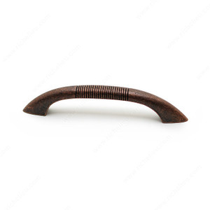 Traditional Metal Pull - 3914, Center to Center 96 mm, Finish Antique Copper Traditional Metal Pull - 3914, Center to Center 96 mm, Finish Antique Copper