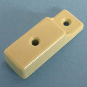 Drawer Slide Spacer Full Extension 15mm, Almond, Pkg of 500 Drawer Slide Spacer Full Extension 15mm, Almond, Pkg of 500