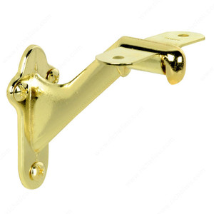 Handrail Brackets for Wood, Color/ Finish Brass PRO-PACK 3 Handrail Brackets for Wood, Color/ Finish Brass PRO-PACK 3
