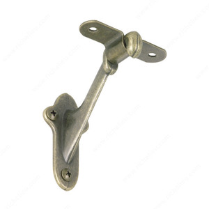 Handrail Brackets for Wood, Color/ Finish Antique Brass PRO-PACK 3 Handrail Brackets for Wood, Color/ Finish Antique Brass PRO-PACK 3
