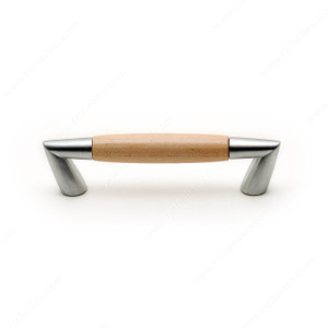 Eclectic Metal and Wood Pull - 4416, Eclectic Metal and Wood Pull - 4416,