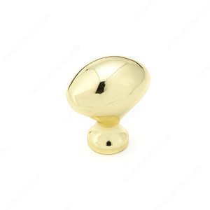 Traditional Metal Knob - 4443, Finish Brass PRO-PACK 5 Traditional Metal Knob - 4443, Finish Brass PRO-PACK 5