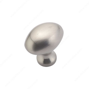Traditional Metal Knob - 4443, Finish Brushed Nickel PRO-PACK 5 Traditional Metal Knob - 4443, Finish Brushed Nickel PRO-PACK 5