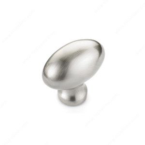 Traditional Metal Knob - 4443, Finish Brushed Nickel PRO-PACK 3 Traditional Metal Knob - 4443, Finish Brushed Nickel PRO-PACK 3