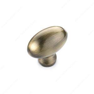 Traditional Metal Knob - 4443, Finish Antique English PRO-PACK 3 Traditional Metal Knob - 4443, Finish Antique English PRO-PACK 3