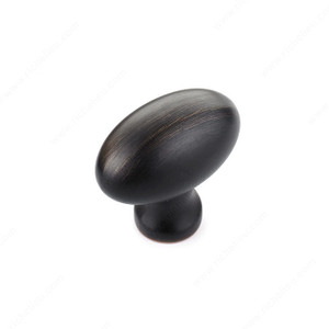 Traditional Metal Knob - 4443, Finish Brushed Oil-Rubbed Bronze PRO-PACK 3 Traditional Metal Knob - 4443, Finish Brushed Oil-Rubbed Bronze PRO-PACK 3