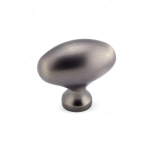 Traditional Metal Knob - 4443, Finish Antique Nickel Traditional Metal Knob - 4443, Finish Antique Nickel
