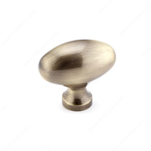 Traditional Metal Knob - 4443, Finish Antique English Traditional Metal Knob - 4443, Finish Antique English