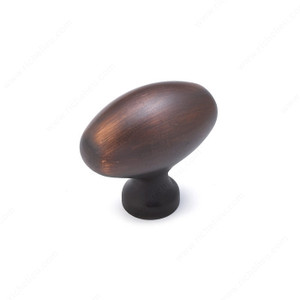 Traditional Metal Knob - 4443, Finish Brushed Oil-Rubbed Bronze Traditional Metal Knob - 4443, Finish Brushed Oil-Rubbed Bronze