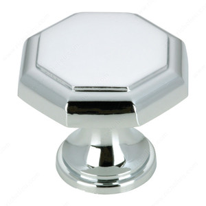 Traditional Metal Knob - 4463, Finish Chrome PRO-PACK 5 Traditional Metal Knob - 4463, Finish Chrome PRO-PACK 5