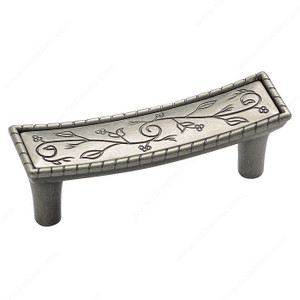 Eclectic Zinc Pull - 4465, Finish Elegant Brass Eclectic Zinc Pull - 4465, Finish Elegant Brass