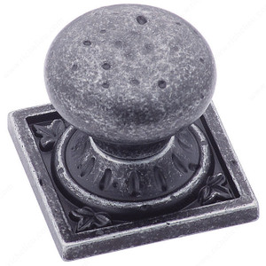 Eclectic Zinc Knob - 4484, Finish Wrought Iron Dark Eclectic Zinc Knob - 4484, Finish Wrought Iron Dark