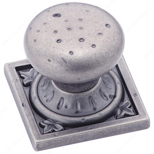 Eclectic Zinc Knob - 4484, Finish Weathered Nickel Eclectic Zinc Knob - 4484, Finish Weathered Nickel