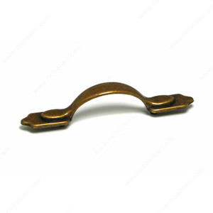 Traditional Metal Pull - 473B, Finish Burnished Brass PRO-PACK 2 Traditional Metal Pull - 473B, Finish Burnished Brass PRO-PACK 2
