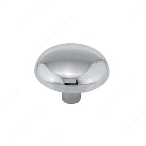 Traditional Metal Knob - 476A, Finish Chrome PRO-PACK 5 Traditional Metal Knob - 476A, Finish Chrome PRO-PACK 5