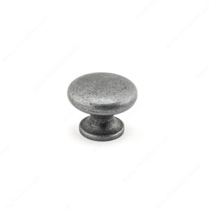 Contemporary Metal Knob - 486, Finish Natural Iron Contemporary Metal Knob - 486, Finish Natural Iron