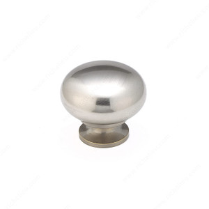 Traditional Metal Knob - 4923, Finish Brushed Nickel PRO-PACK 2 Traditional Metal Knob - 4923, Finish Brushed Nickel PRO-PACK 2