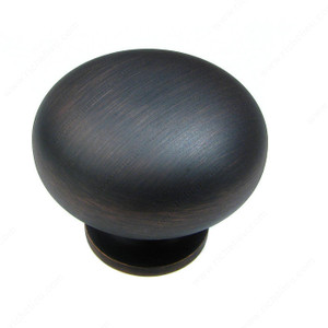 Traditional Metal Knob - 4923, Finish Brushed Oil-Rubbed Bronze PRO-PACK 2 Traditional Metal Knob - 4923, Finish Brushed Oil-Rubbed Bronze PRO-PACK 2