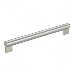 Contemporary Stainless Steel Pull - 500, Center to Center 256 mm, Projection - Overall Dimensions 43 mm Contemporary Stainless Steel Pull - 500, Center to Center 256 mm, Projection - Overall Dimensions 43 mm