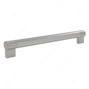 Contemporary Stainless Steel Pull - 500, Center to Center 320 mm, Projection - Overall Dimensions 32 mm