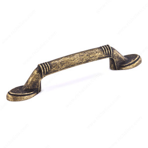 Traditional Metal Pull - 5183, Finish Burnished Brass PRO-PACK 2 Traditional Metal Pull - 5183, Finish Burnished Brass PRO-PACK 2