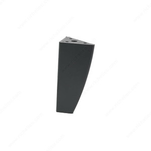 Decorative ABS Leg - 526, Screw- in leg, Finish Matte Black Decorative ABS Leg - 526, Screw- in leg, Finish Matte Black