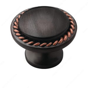 Allison Zinc Knob - 53001, Finish Oil Rubbed Bronze PRO-PACK 3 Allison Zinc Knob - 53001, Finish Oil Rubbed Bronze PRO-PACK 3