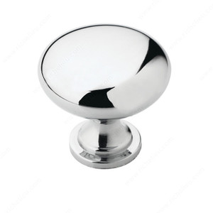 Allison Zinc Knob - 53005, Finish Polished Chrome PRO-PACK 5 Allison Zinc Knob - 53005, Finish Polished Chrome PRO-PACK 5