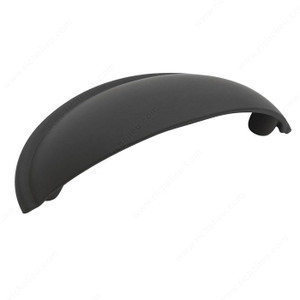 Traditional Zinc Edge Pull - 5301, Finish Matte Black PRO-PACK 3