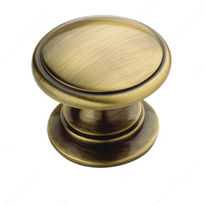 Allison Zinc Knob - 53012, Finish Elegant Brass PRO-PACK 5 Allison Zinc Knob - 53012, Finish Elegant Brass PRO-PACK 5
