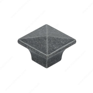 Traditional Metal Knob - 5308, Finish Antique Iron PRO-PACK 2 Traditional Metal Knob - 5308, Finish Antique Iron PRO-PACK 2