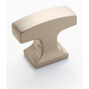 Transitional Zinc T-Knob - 53717, Finish Satin Nickel PRO-PACK 2 Transitional Zinc T-Knob - 53717, Finish Satin Nickel PRO-PACK 2