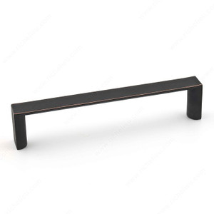 Contemporary Metal Pull - 5632, Center to Center 128 mm, Finish Brushed Oil-Rubbed Bronze, Projection - Overall Dimensions 22 mm PRO-PACK 5 Contemporary Metal Pull - 5632, Center to Center 128 mm, Finish Brushed Oil-Rubbed Bronze, Projection - Overall Dimensions 22 mm PRO-PACK 5