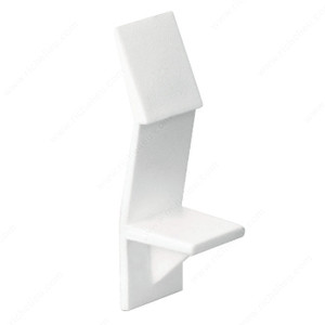Locking Plastic Pin, Drilling Diameter 1/4 in, Shelf Thickness 5/8 in, Material Plastic, Finish White PRO-PACK 5 Locking Plastic Pin, Drilling Diameter 1/4 in, Shelf Thickness 5/8 in, Material Plastic, Finish White PRO-PACK 5