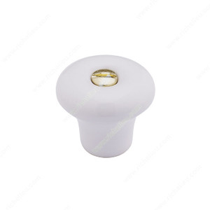 Eclectic Ceramic Knob - 6010, Diameter - Overall Dimensions 22 mm, Projection - Overall Dimensions 25 mm PRO-PACK 5 Eclectic Ceramic Knob - 6010, Diameter - Overall Dimensions 22 mm, Projection - Overall Dimensions 25 mm PRO-PACK 5